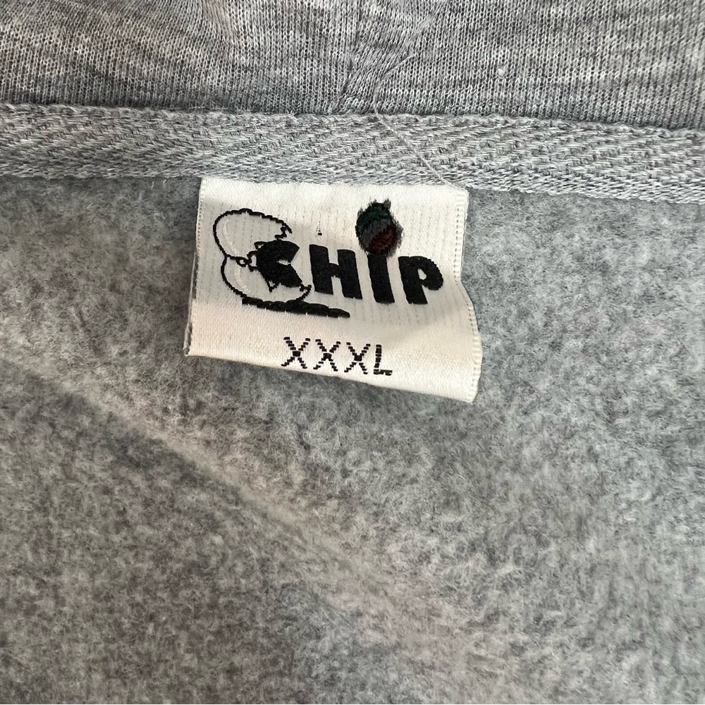 h.i.p. Italia Heather Gray Hoodie Full Zip with Pockets - Picture 6 of 9